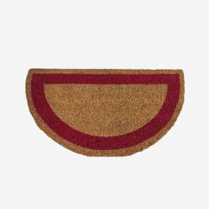 Puolikuun muotoinen kookos ovimatto