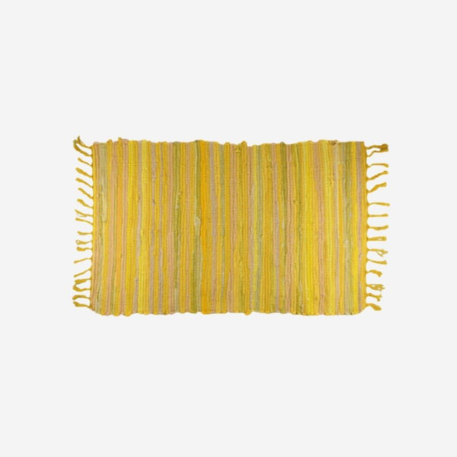 Värikäs räsymatto tyylinen ovimatto