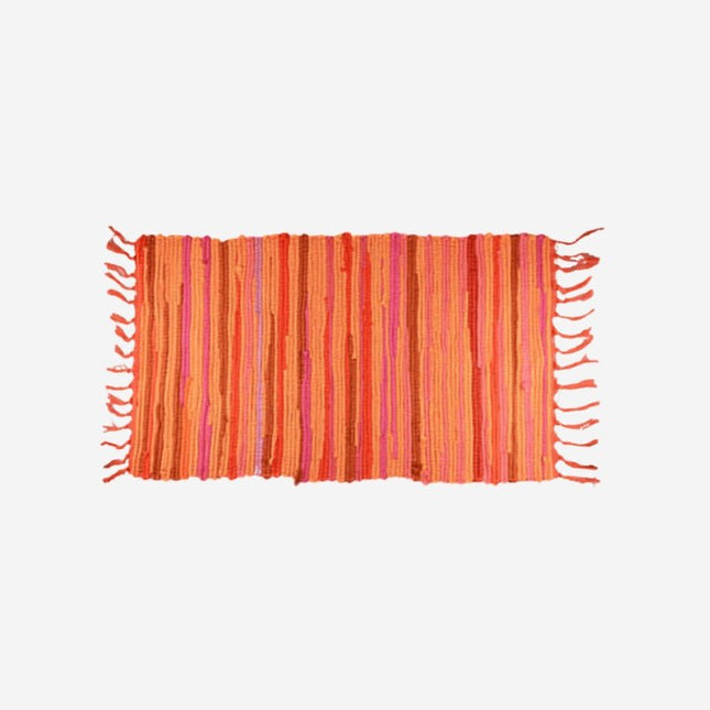 Värikäs räsymatto tyylinen ovimatto