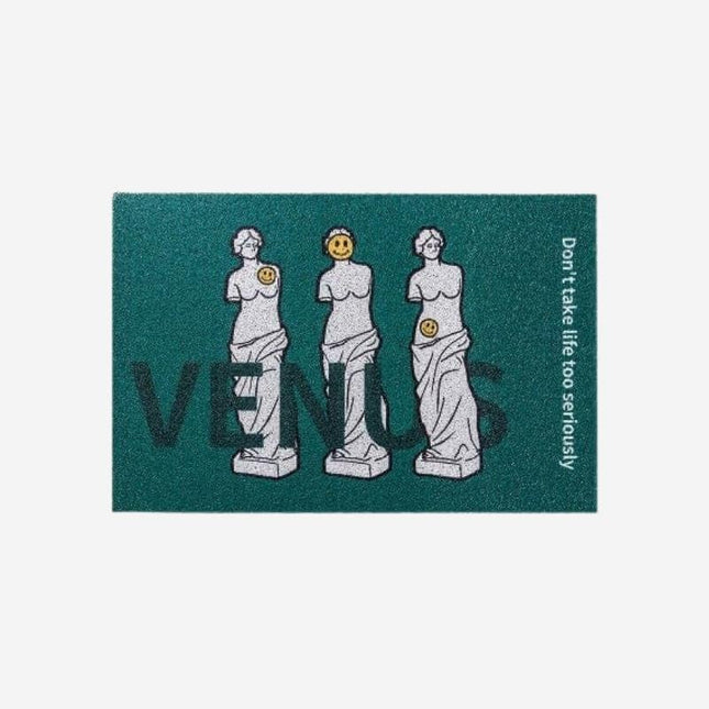 Design ovimatto Venus-patsas kuviolla