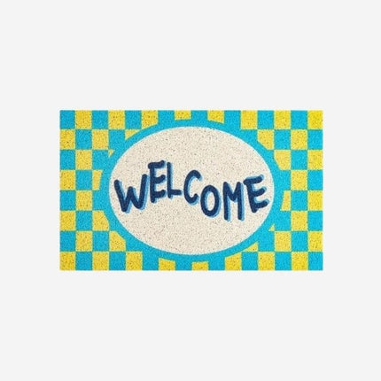 Design ulko-ovimatto Welcome-tekstillä