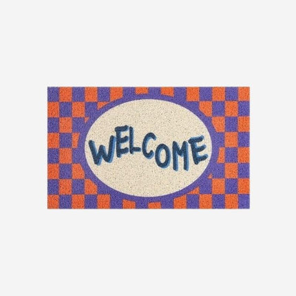 Design ulko-ovimatto Welcome-tekstillä