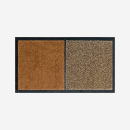 Moderni kaksivärinen ulko-ovimatto