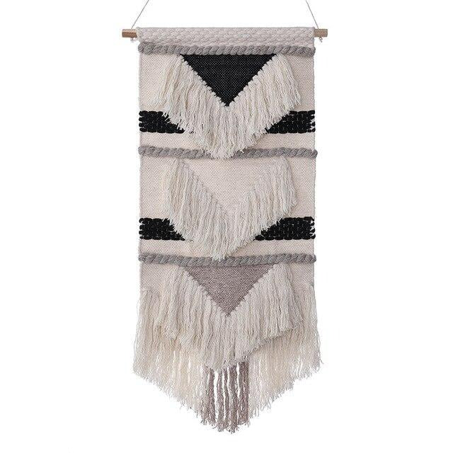 Suuri boheemi seinävaate hapsuilla