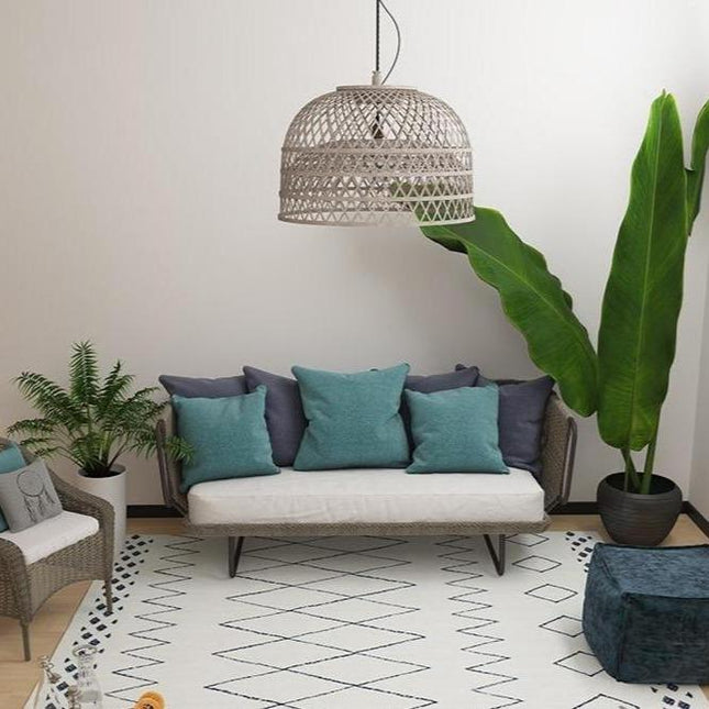 Suuri berberityylinen matto olohuoneeseen