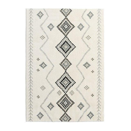 Valkoinen berberimatto salmiakkikuviolla