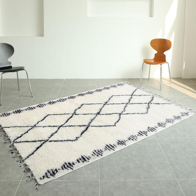 Aito marokkolainen villainen berberimatto