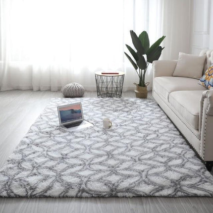 Pehmeä berberimatto modernilla kuviolla