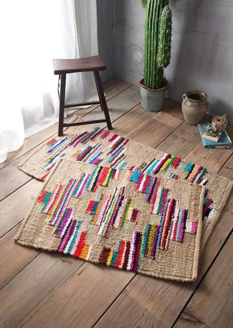 Berberityylinen käytävämatto boheemilla kuviolla