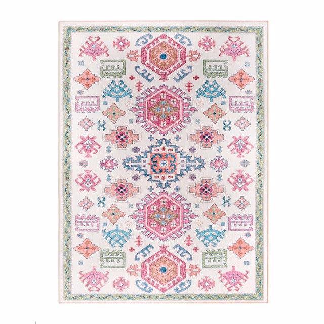 Trendikäs boheemi matto olohuoneeseen