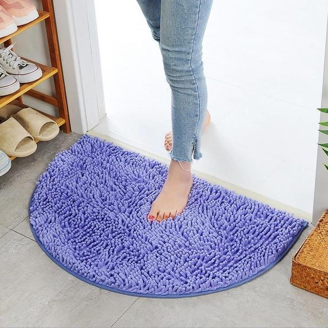 Violetti puolikuu kylpyhuoneen matto liukumaton