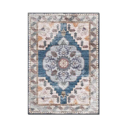 Beige vintage-tyylinen matto olohuoneeseen