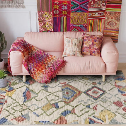 Berberihenkinen kuviomatto olohuoneeseen