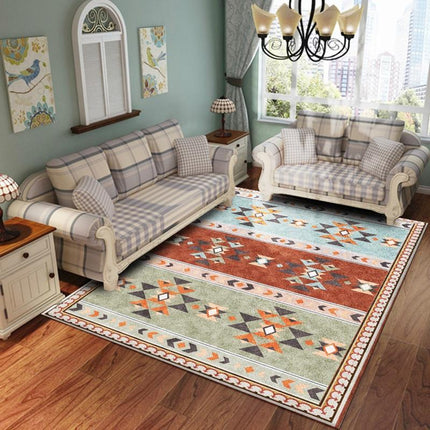 Värikäs etninen vintage-matto