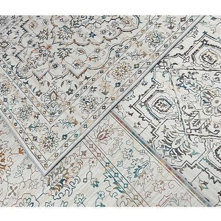 Vintage moldovalainen kukkakuvioinen matto