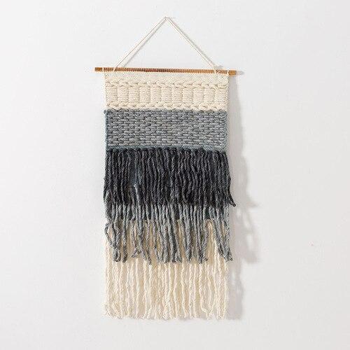 Pehmeä paksu villainen seinäryijy