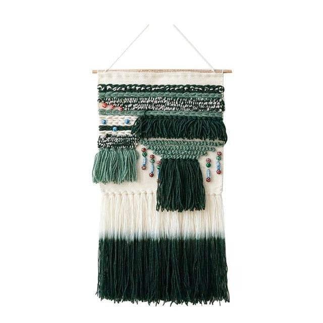 Seinäryijy makuuhuoneen boheemiin sisustukseen