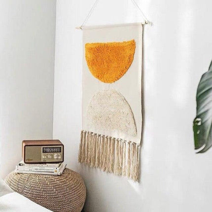 Zen-tyylinen seinävaate minimalistiseen kotiin