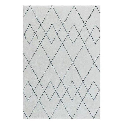 Valkoinen pehmeä berber-tyylinen matto