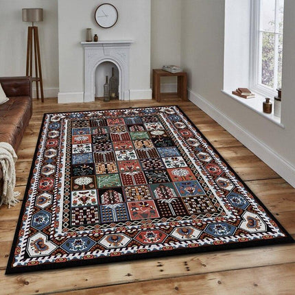 Moderni persialaistyylinen värikäs matto