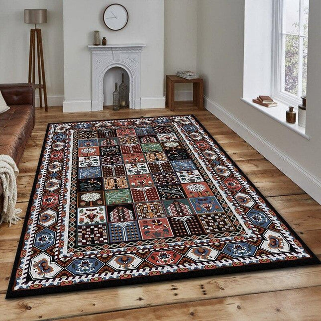 Moderni persialaistyylinen värikäs matto