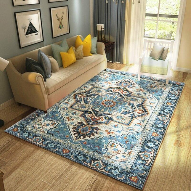 Itämainen vintage-matto makuuhuoneeseen