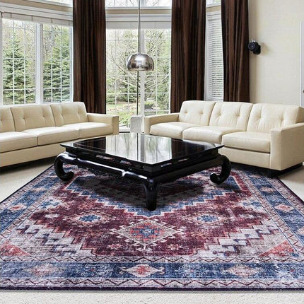 Vintage-matto aidolla kulutetulla ilmeellä