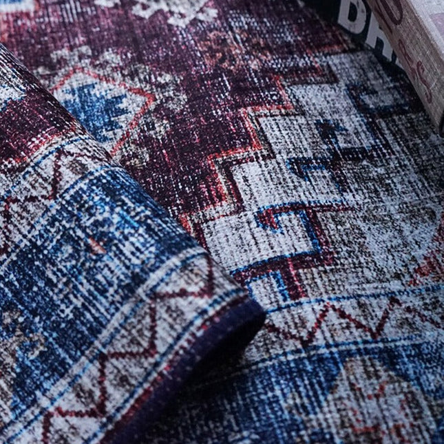 Vintage-matto aidolla kulutetulla ilmeellä