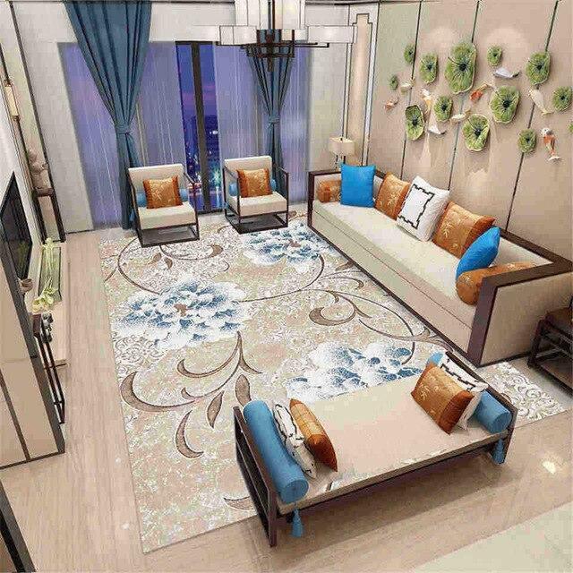 Vintage-matto suurella kukkakuviolla